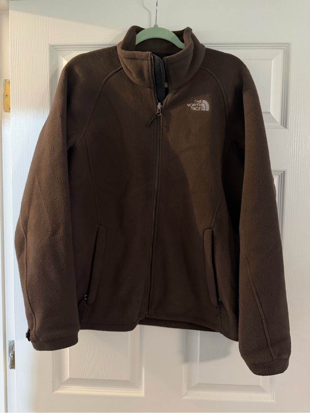 The North Face women’s Brown Full-Zip Fleece Jacket